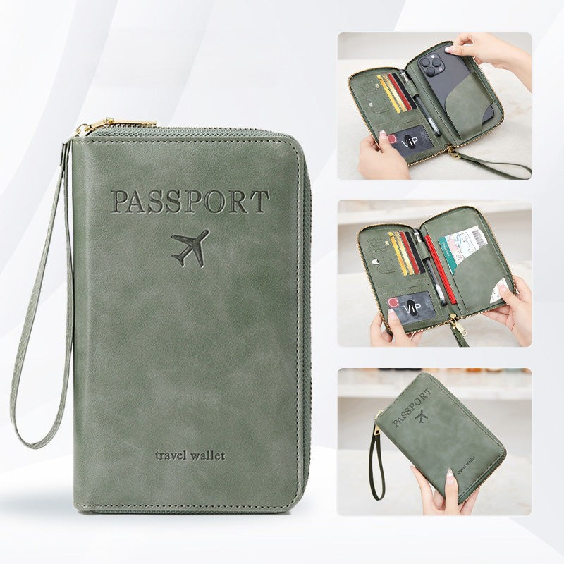 🧳2025 Tourism Must✈️Multifunctional RFID Passport Wallet