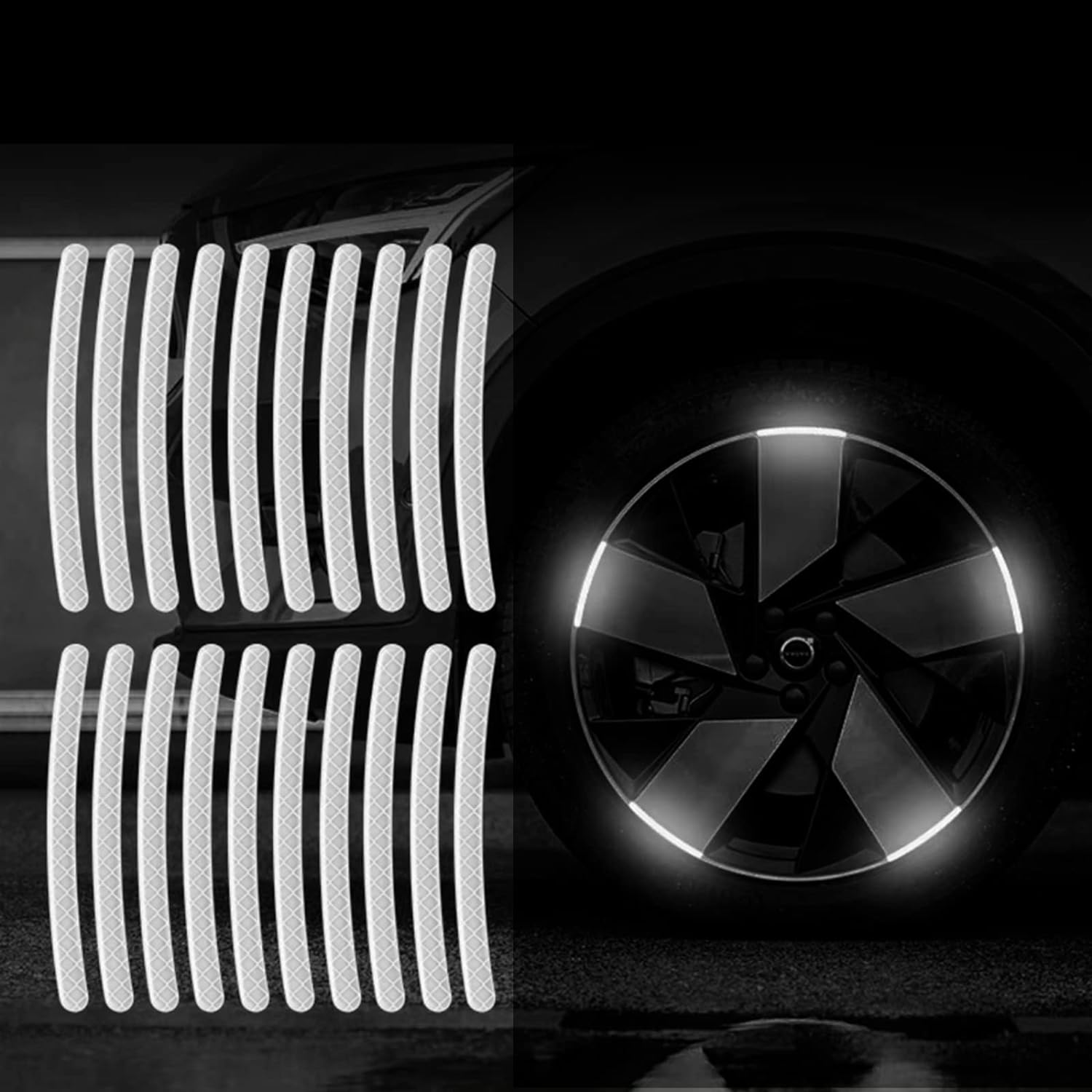 🚗Reflective Car Wheel Rim Stickers