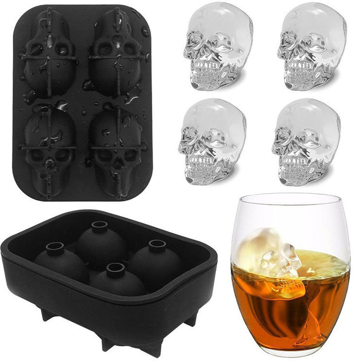 🥳2026 HETE UITVERKOOP💀🧊 50% korting! DIY siliconen ijsblokjesvorm in de vorm van een schedel – Gigantische, langzaam smeltende schedel voor whisky en cocktails. &amp;  meer.✨