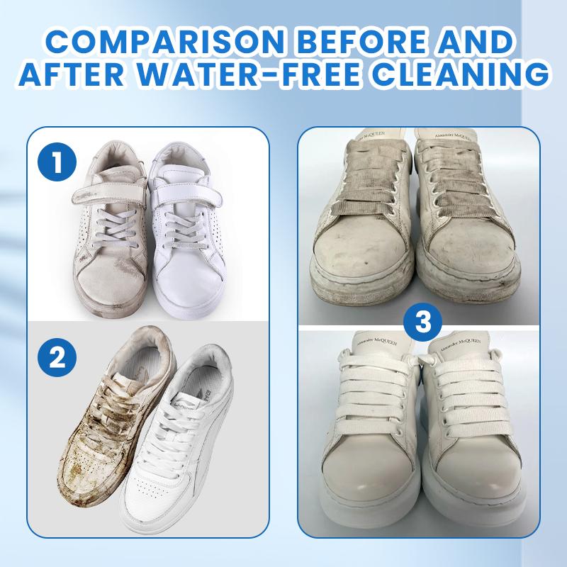 ⏳Buy 2 Get 1 Free🧼No-Wash Shoe & Leather Cleaner Cream - Stain Remover with Sponge