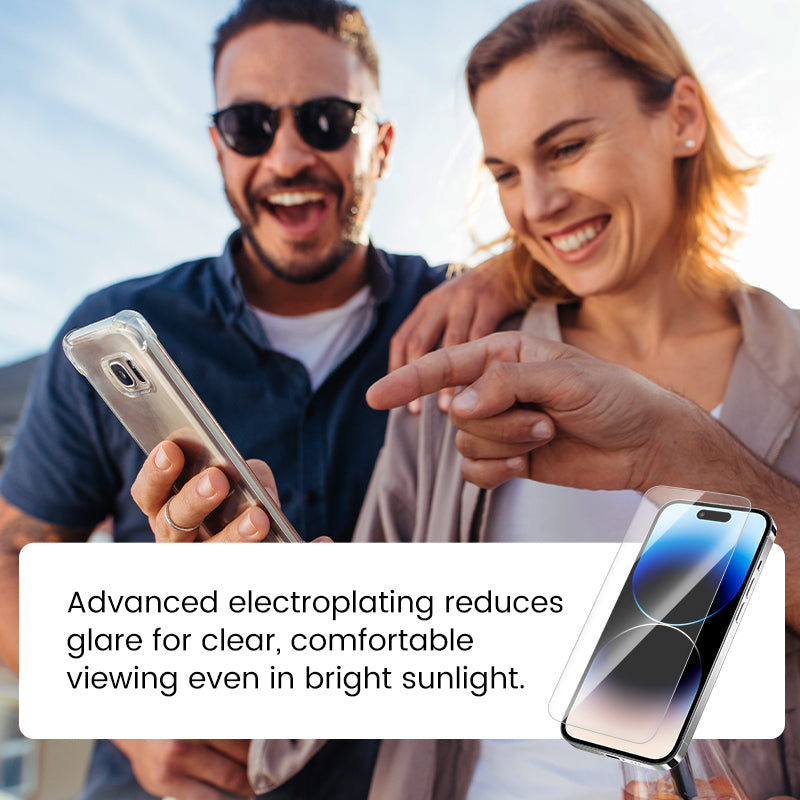 4K HD/Anti-Peeping Tempered Glass Screen Protector with Auto Dust-elimination Installation for iPhone