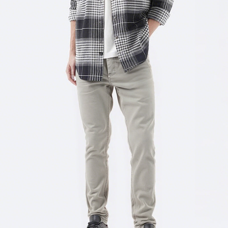 Men’s Slim-Fit Casual Solid Pants – Sleek Solid Tones, Slim Silhouette, Ideal for Easy Pairing 👔