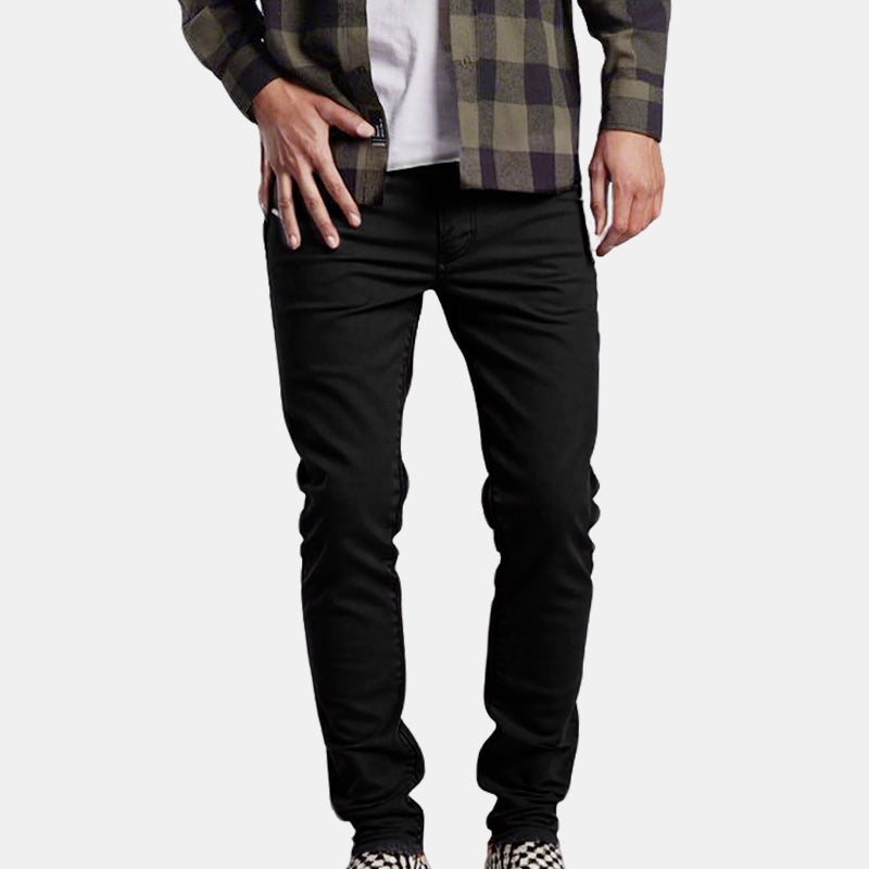 Men’s Slim-Fit Casual Solid Pants – Sleek Solid Tones, Slim Silhouette, Ideal for Easy Pairing 👔