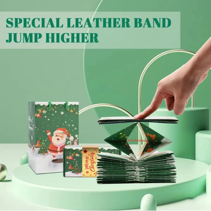 🎅🎄 Unique Folding Bouncing Christmas Gift Box