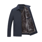 Men's Solid Color Zip Up Warm Jacket -💪Anti-wrinkle, windproof, rainproof and snowproof!