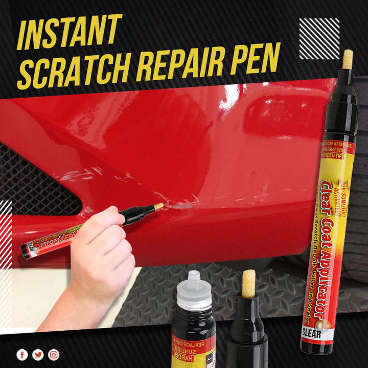 🚗 KÖP 1 FÅ 1 GRATIS! ✨ Penna för snabb reparation av bilrepor - Fyllningar &amp;  Blender ut repor på 60 sekunder, klarlack för alla bilfärger 🛠️📦