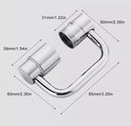 🔥HOT SALE 50% OFF🎁🚰 Upgrade Your Washing Routine✨ TTZZ 1440° Rotatable Faucet Aerator Extension - For Effortless, All-Angle Control!