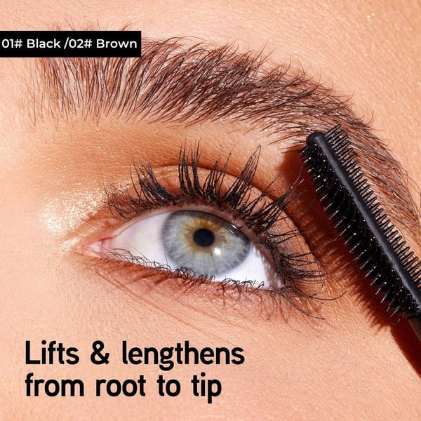 🥳BUY 1 GET 1 FREE:￡9.99!!💞50K+ SOLD!👁️✨ All-Day Beautiful Lashes, Smudge-Proof! Waterproof Fiber Mascara for Natural Volume. 💖💃