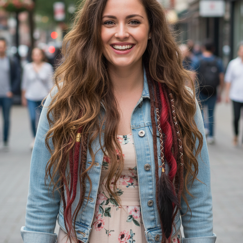 🏆NEW YEAR SALE 49% OFF👩🏼‍🦱Elastic Dread Ponytail Salty Soul