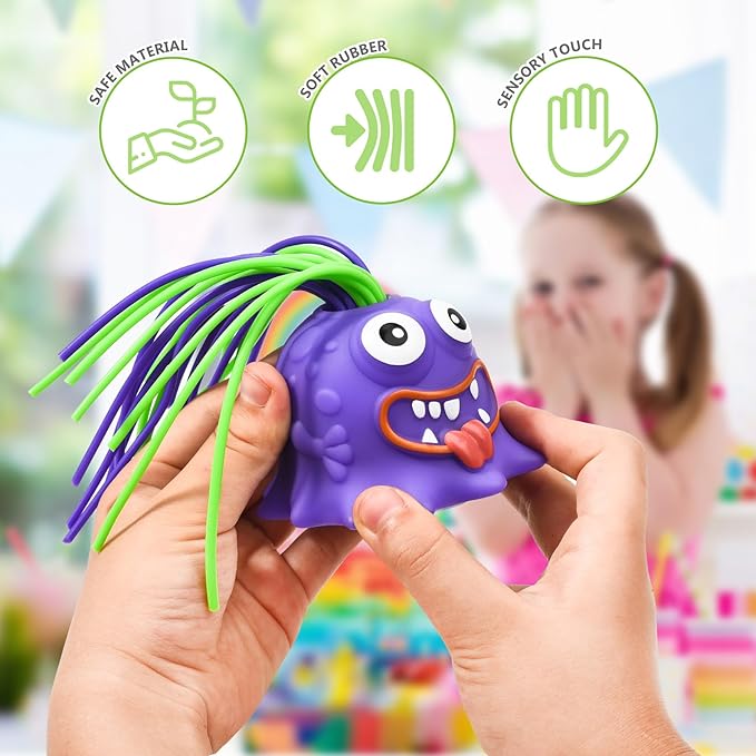 Monstre tirant les cheveux - Jouets anti-stress et anti-anxiété