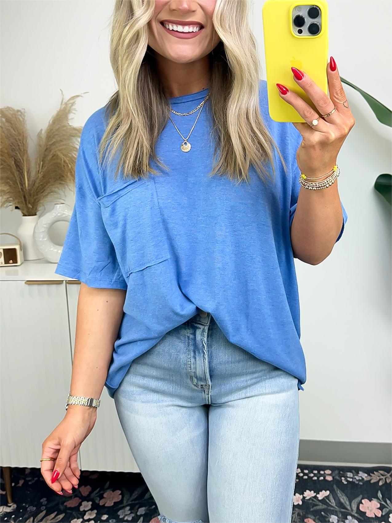 🌸Summer Specials🌸Women's Raw Edge Boxy Tee