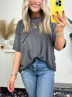 🌸Summer Specials🌸Women's Raw Edge Boxy Tee