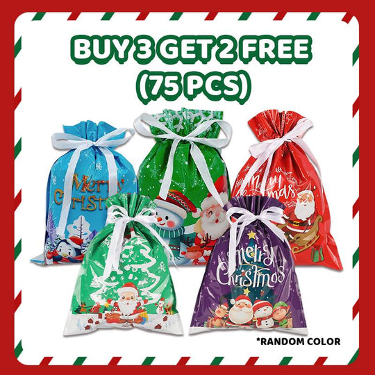❣️LAST DAY - BUY 1 GET 1 FREE❣️🎅Christmas Gift Bag With Drawstring🎁