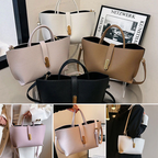 Women's Elegant Solid Color Handbag Crossbody Bag