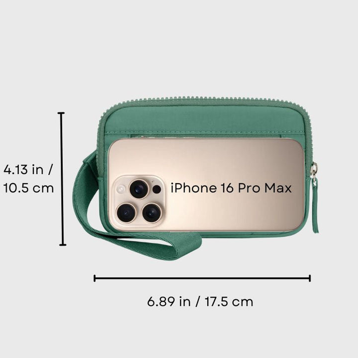 🔥Last Day 50% OFF | Puffer Wristlet Wallet Fits Phone💜