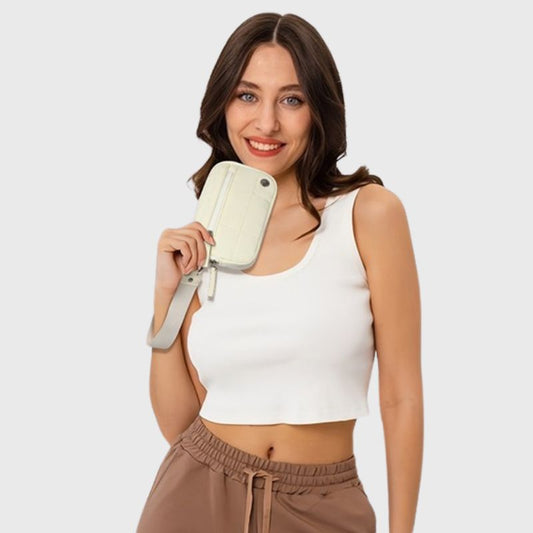 🔥Last Day 50% OFF | Puffer Wristlet Wallet Fits Phone💜