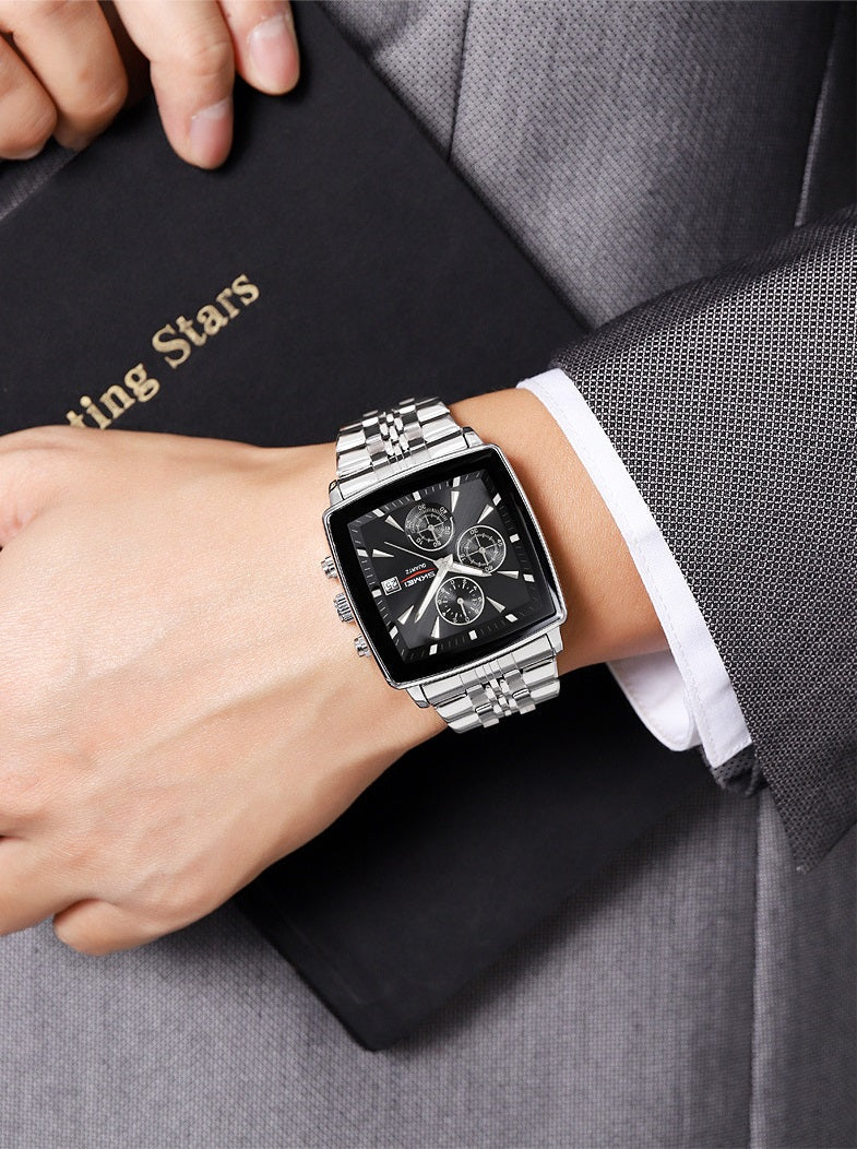 🎉High-End Business Watches at Half Price✨Men's Multifunctional Waterproof Quartz Watch