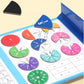 🔥Schneller Verkauf – 50 % RABATT🏅Montessori-Magnetbuch mit Bruchrechnen-Puzzle 