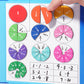 🔥Schneller Verkauf – 50 % RABATT🏅Montessori-Magnetbuch mit Bruchrechnen-Puzzle 