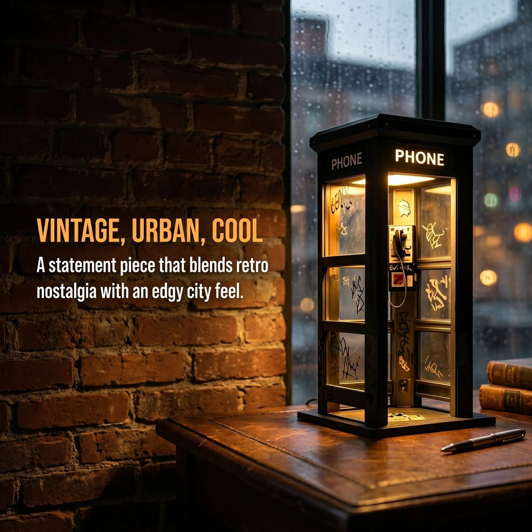 📞Vintage Phone Booth Ambient Lamp