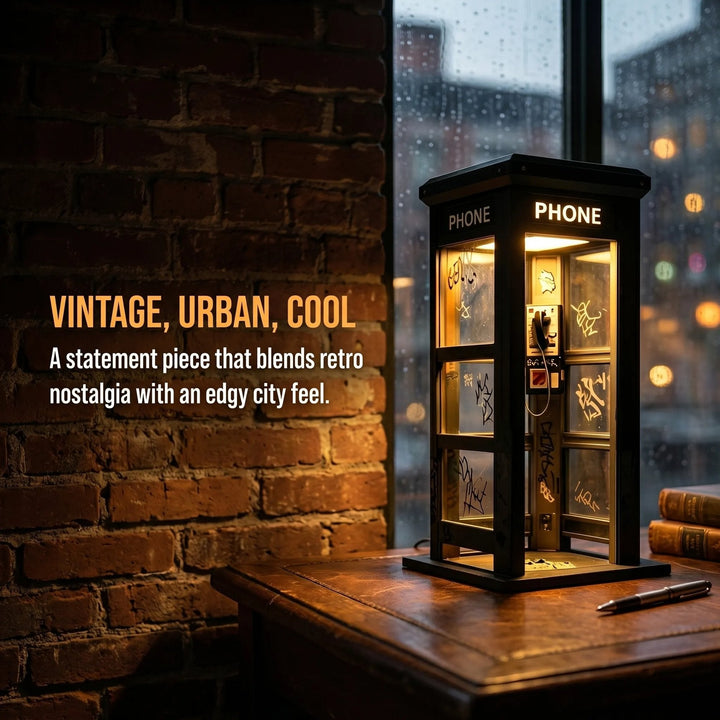 📞Vintage Phone Booth Ambient Lamp
