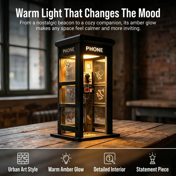 📞Vintage Phone Booth Ambient Lamp