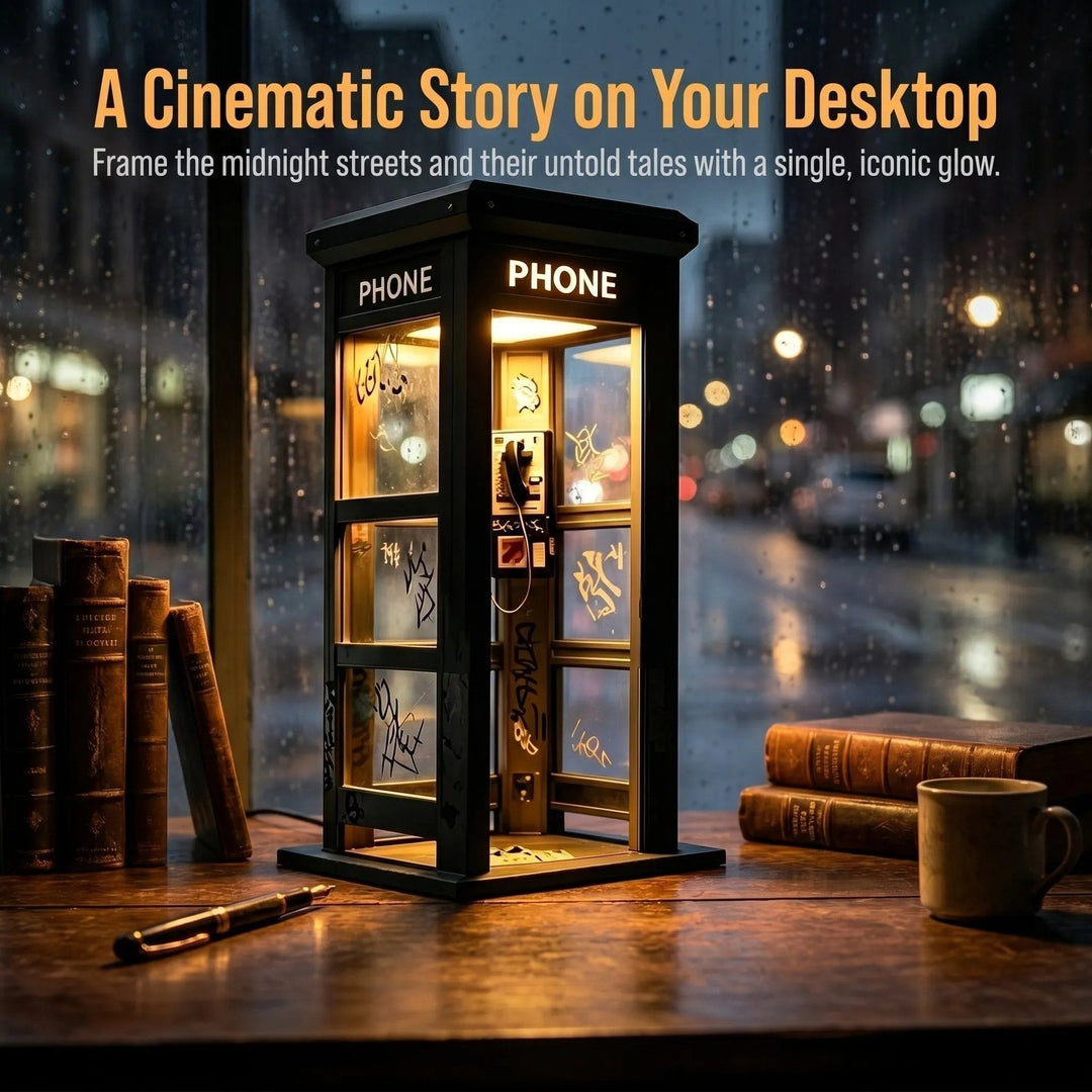 📞Vintage Phone Booth Ambient Lamp