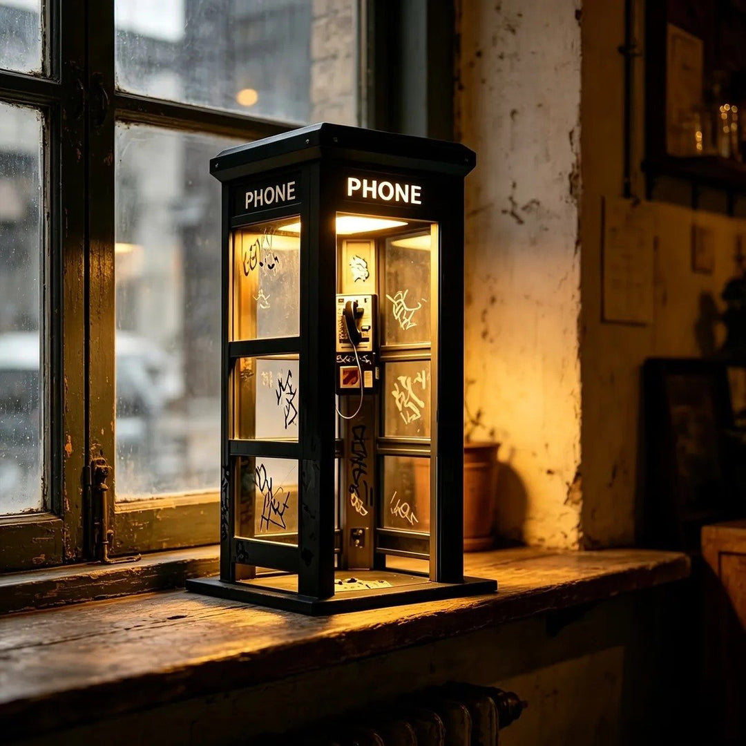 📞Vintage Phone Booth Ambient Lamp