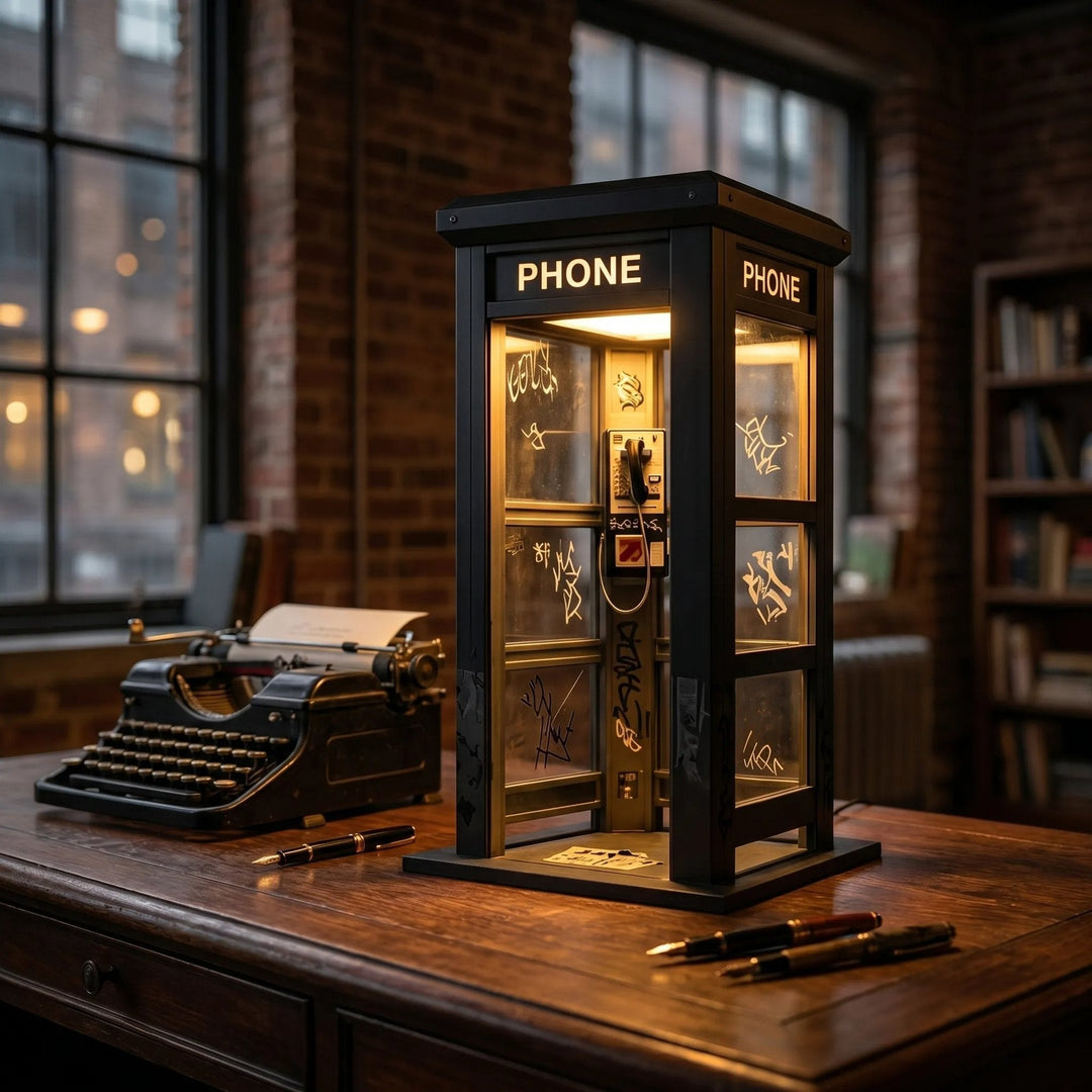 📞Vintage Phone Booth Ambient Lamp