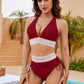 🎉Summer Fashion Essentials👙High Waisted Tummy Control Color Block Bikini Sets