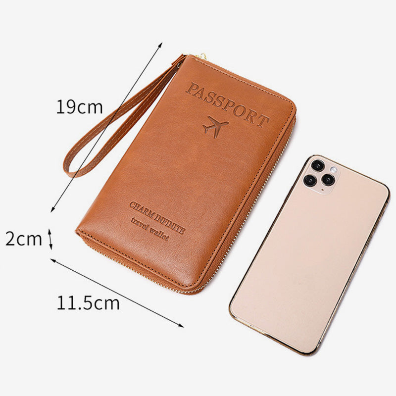 🧳2025 Tourism Must✈️Multifunctional RFID Passport Wallet
