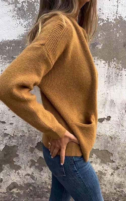 🎁2026 New Arrivals 57% OFF💥Round Neck Zipper Knitted Jacket🧥