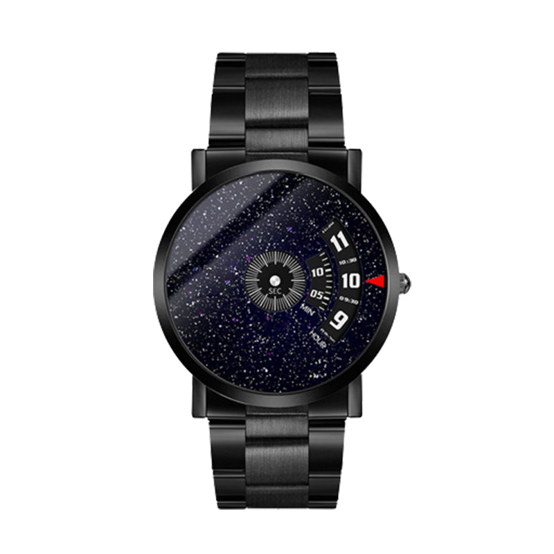 🌌Vattentät automatisk klocka för män – med klockarmband i stål/nät/läder