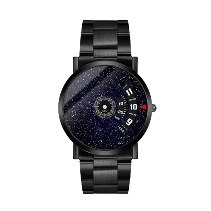🌌Vattentät automatisk klocka för män – med klockarmband i stål/nät/läder