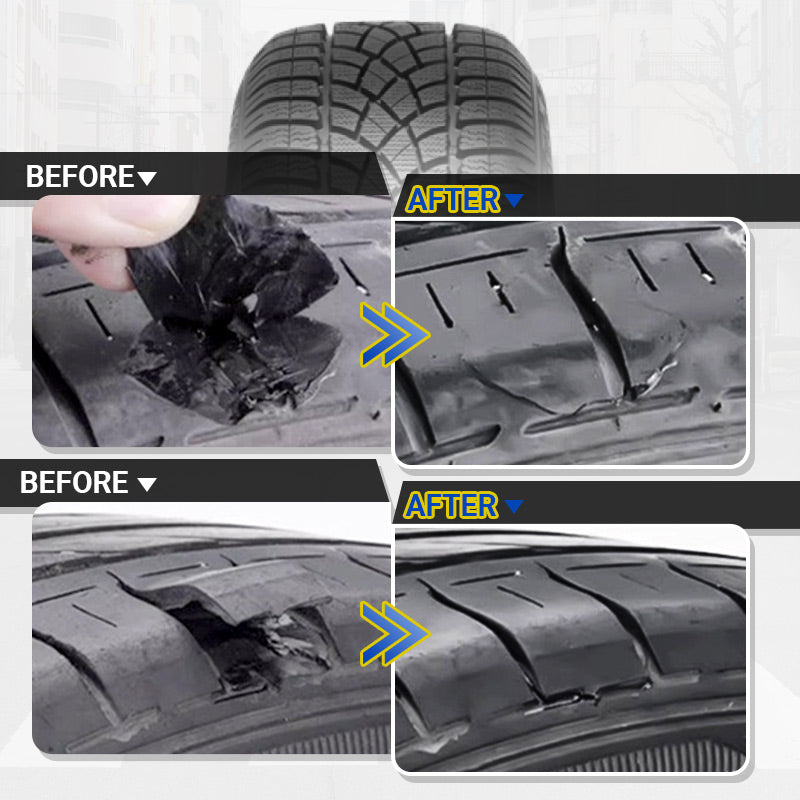 🔥KÖP 1 FÅ 1 GRATIS🔥Väderbeständigt vattentätt flexibelt däckreparationslim