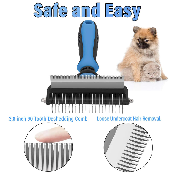 ⏰🔥LIMITED TIME 50% OFF! 🐾 Professional Deshedding Tool for Dogs &amp; Cats – Gentle, Efficient &amp; Fur-Free Home ✨💖