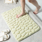 🎁Hot Sale 50% OFF⏳Cobblestone Embossed Bathroom Bath Mat