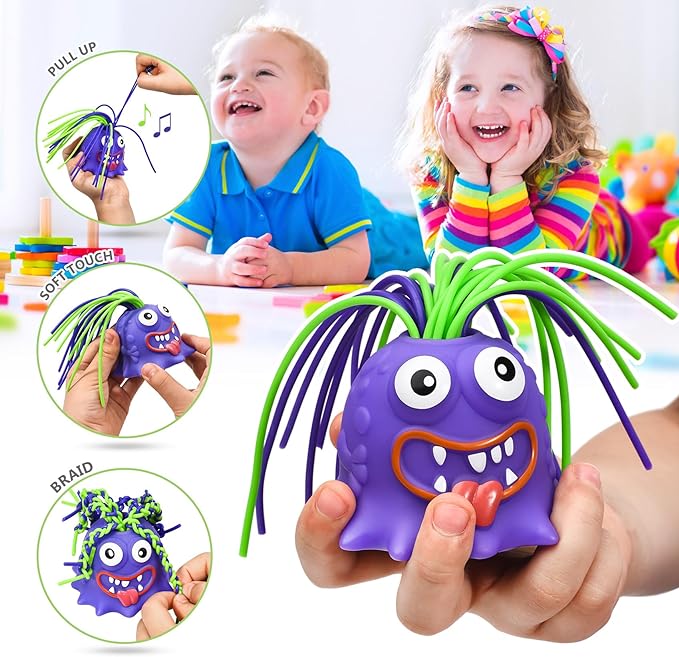 Monstre tirant les cheveux - Jouets anti-stress et anti-anxiété