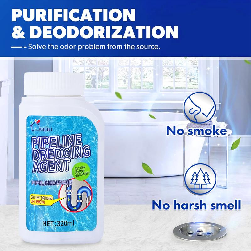 ✨ LAST DAY BUY 3 GET 2 FREE✨ Liapu Powerful Pipe Dredging Agent for Kitchen and Toilet Pipelines💪