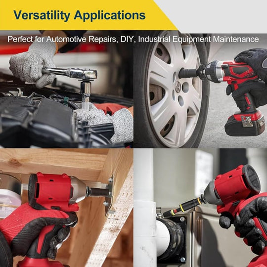 ✨Low Profile Impact Socket Adapter Set – Industrial Drive Ratchet & Wrench Adapter Set for Tight Spaces, 4PC Hardware Kit: 3/4" to 1", 1/2" to 3/4", 1/2" to 3/8", 1/4" to 3/8"