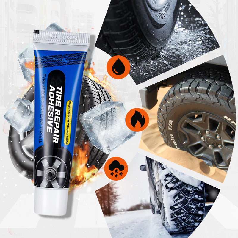 🔥KÖP 1 FÅ 1 GRATIS🔥Väderbeständigt vattentätt flexibelt däckreparationslim