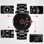 🌌Men's waterproof automatic watch—with steel/mesh/leather watch strap