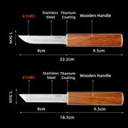 💥HOT SALE💥2-in-1 Double Knife Set with Wooden Handle⚔️✨
