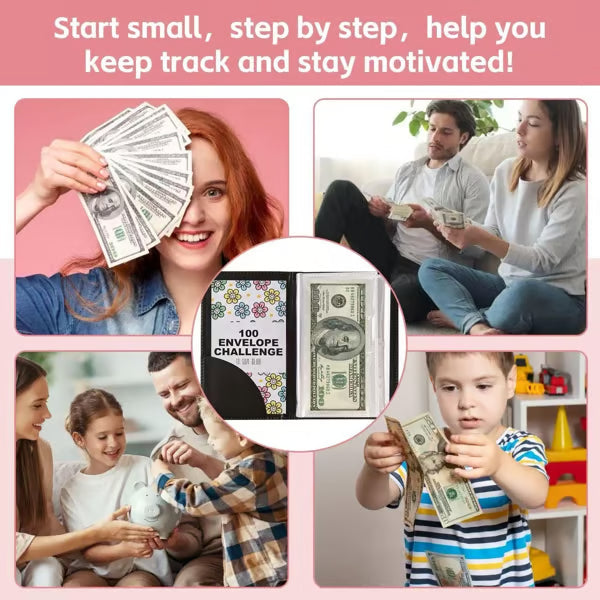 ⏳ΤΕΛΕΥΤΑΙΑ ΗΜΕΡΑ ΕΚΠΤΩΣΕΩΝ £6.99!  !✉️50+ ΧΙΛΙΑΔΕΣ ΠΟΥΛΗΘΗΚΑΝ!💝Βιβλίο Προκλήσεων Αποταμίευσης με Φακέλους💸