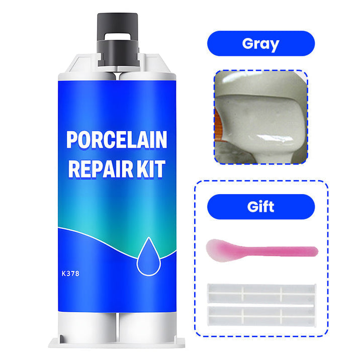 💧Multi-functional waterproof and anti-corrosion repair adhesive🔥 (suitable for ceramic floor tiles, walls, and kitchen countertops) saves time and costs.