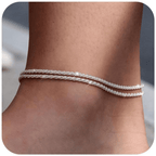 Buy 1 get 1 free🥰Dainty Layered waterproof anklet give yourself the best gift