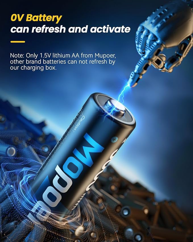 ✨HOT SALE 50% OFF🔋Li-ion Battery with Integrated Charging Storage Box💡Overcharge protection