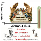 ✝️ Jesus & Disciples Wall Art Key Holder