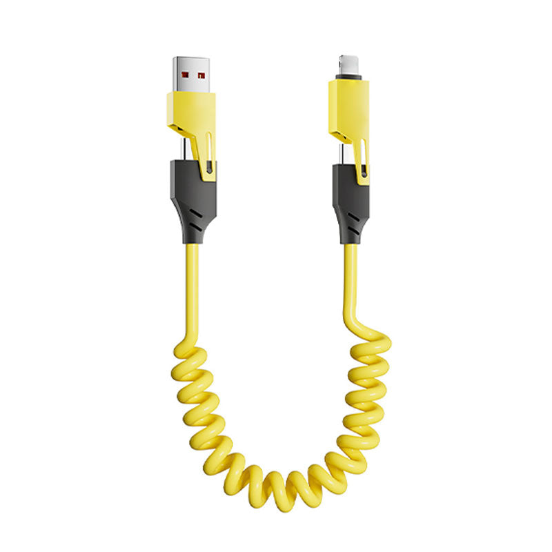 🔥BUY 1 GET 1 FREE🔥🔥4 in 1 Spring Fast Charging Cable