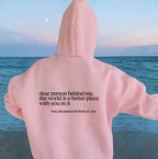 💝'Dear Person Behind Me' Sweatshirt